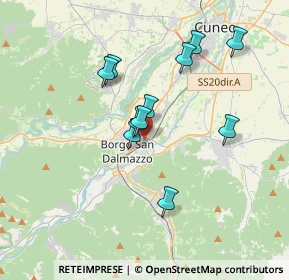 Mappa Via Madonna del Colletto, 12011 Borgo San Dalmazzo CN, Italia (3.12909)