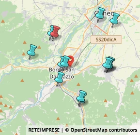 Mappa Via Madonna del Colletto, 12011 Borgo San Dalmazzo CN, Italia (3.92071)
