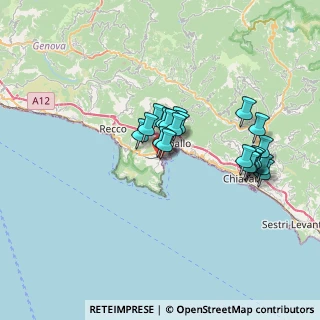 Mappa Via della Vittoria, 16038 Santa Margherita Ligure GE, Italia (6.0385)