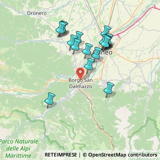 Mappa Via Rododendro, 12011 Borgo San Dalmazzo CN, Italia (7.63444)