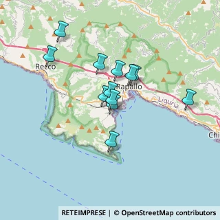 Mappa Via Giunchetto, 16038 Santa Margherita Ligure GE, Italia (2.83417)