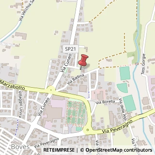 Mappa Via Don Giuseppe Dutto, 6, 12012 Boves, Cuneo (Piemonte)