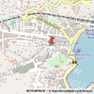 Mappa Piazza Giuseppe Mazzini, 30, 16038 Santa Margherita Ligure, Genova (Liguria)