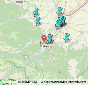 Mappa Via Monte CORBORANT, 12011 Borgo San Dalmazzo CN, Italia (7.0175)