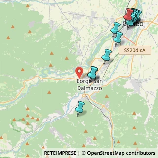 Mappa Via Monte CORBORANT, 12011 Borgo San Dalmazzo CN, Italia (6.2)