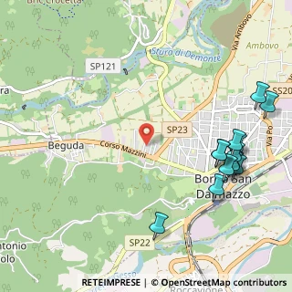 Mappa Via Monte CORBORANT, 12011 Borgo San Dalmazzo CN, Italia (1.36077)