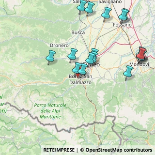 Mappa Via Monte CORBORANT, 12011 Borgo San Dalmazzo CN, Italia (19.23588)