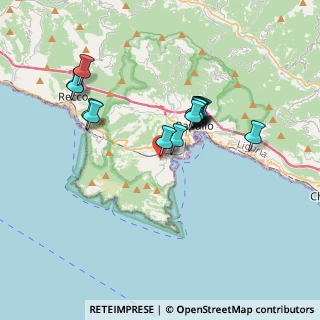 Mappa Strada Comunale Costa Secca, 16038 Santa Margherita Ligure GE, Italia (3.26467)