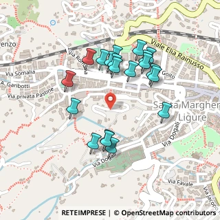 Mappa Strada Comunale Costa Secca, 16038 Santa Margherita Ligure GE, Italia (0.2205)