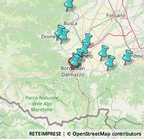 Mappa Via Monte Carbonet, 12011 Borgo San Dalmazzo CN, Italia (11.25636)