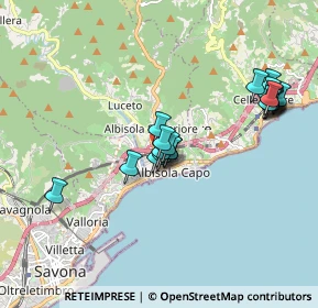 Mappa Piazza Giulio II, 17011 Albisola Superiore SV, Italia (1.75)