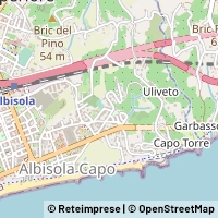 Kartta Albisola Superiore