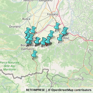 Mappa Via Provinciale Beinette, 12013 Chiusa di Pesio CN, Italia (10.4635)