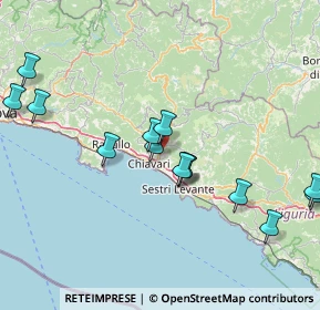 Mappa SP 33, 16030 Cogorno GE, Italia (16.91571)