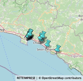 Mappa SP 33, 16030 Cogorno GE, Italia (8.55063)