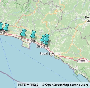 Mappa SP 33, 16030 Cogorno GE, Italia (27.886)