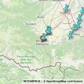 Mappa Via Oliva Professor, 12011 Borgo San Dalmazzo CN, Italia (21.22231)