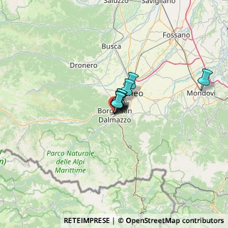 Mappa Via Oliva Professor, 12011 Borgo San Dalmazzo CN, Italia (20.98214)