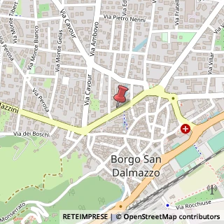 Mappa Via Giovanni Lovera, 45, 12011 Borgo San Dalmazzo, Cuneo (Piemonte)