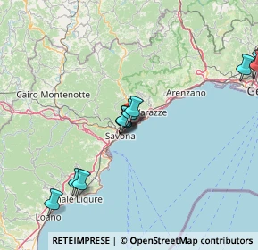 Mappa Via Piero Casarino, 17011 Albisola Superiore SV, Italia (23.303)
