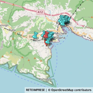 Mappa Via Favale, 16038 Santa Margherita Ligure GE, Italia (1.5325)