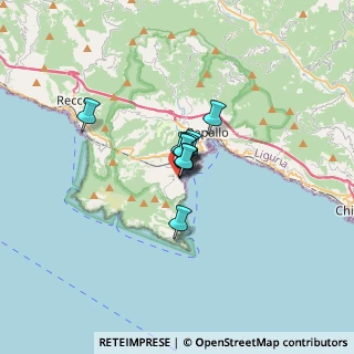 Mappa Via Favale, 16038 Santa Margherita Ligure GE, Italia (1.26182)