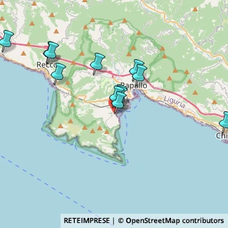 Mappa Via Favale, 16038 Santa Margherita Ligure GE, Italia (3.85)