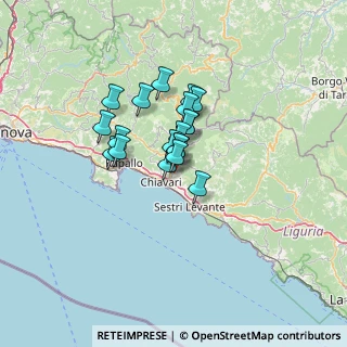Mappa 16030 Cogorno GE, Italia (8.58842)