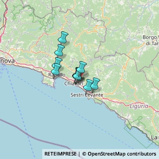 Mappa 16030 Cogorno GE, Italia (7.25545)