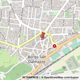 Mappa Via Bergia, 10, 12011 Borgo San Dalmazzo, Cuneo (Piemonte)