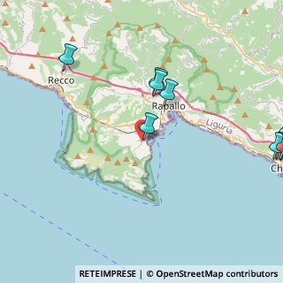 Mappa Chiavari, 16038 Santa Margherita Ligure GE, Italia (7.4735)