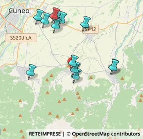 Mappa Piazza Santa Maria, 12016 Peveragno CN, Italia (4.01846)