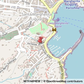 Mappa Via Favale, 15A, 16038 Santa Margherita Ligure, Genova (Liguria)