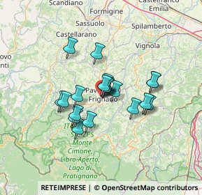 Mappa Via Adolfo Consolini, 41026 Pavullo Nel Frignano MO, Italia (9.7385)