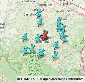 Mappa Via Adolfo Consolini, 41026 Pavullo Nel Frignano MO, Italia (10.383)