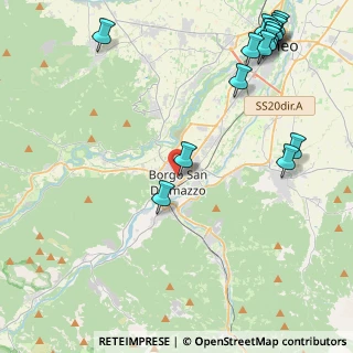 Mappa Via Mafalda di Savoia, 12011 Borgo San Dalmazzo CN, Italia (6.19)