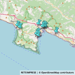 Mappa Via Giacomo, 16038 Santa Margherita Ligure GE, Italia (2.49909)