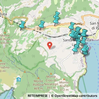 Mappa Via Baiucca, 16038 Santa Margherita Ligure GE, Italia (1.2775)
