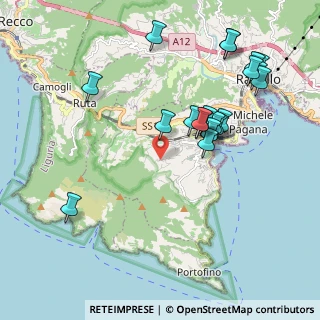 Mappa Via Baiucca, 16038 Santa Margherita Ligure GE, Italia (2.151)