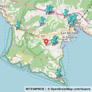 Mappa Via Baiucca, 16038 Santa Margherita Ligure GE, Italia (2.55909)