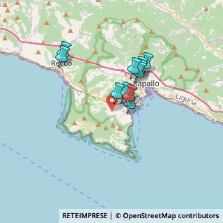 Mappa Via Baiucca, 16038 Santa Margherita Ligure GE, Italia (2.79364)