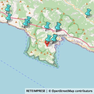 Mappa Via Baiucca, 16038 Santa Margherita Ligure GE, Italia (4.62545)