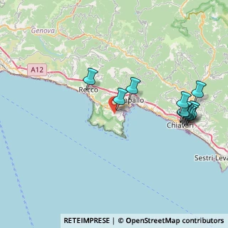 Mappa Via Baiucca, 16038 Santa Margherita Ligure GE, Italia (8.82455)