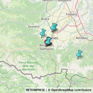 Mappa Via Monsignor Riberi, 12011 Borgo San Dalmazzo CN, Italia (30.70929)