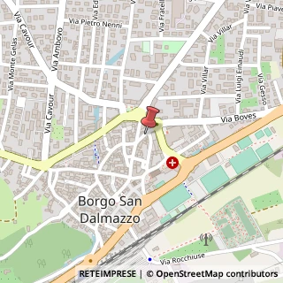 Mappa Via Don Mario Ghibaudo, 14, 12011 Borgo San Dalmazzo, Cuneo (Piemonte)