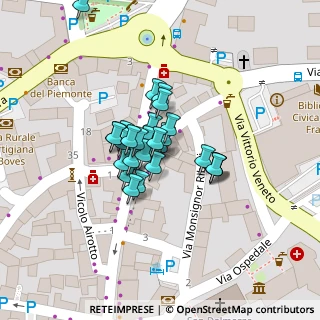 Mappa Via Monsignor Riberi, 12011 Borgo San Dalmazzo CN, Italia (0.00345)