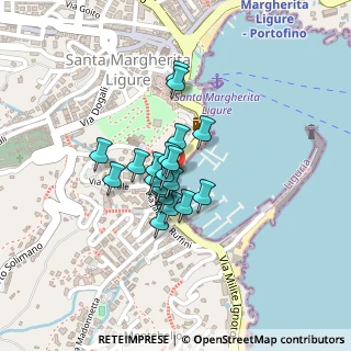 Mappa Via Corso Marconi, 16038 Santa Margherita Ligure GE, Italia (0.1325)