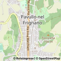 Hartă Pavullo nel Frignano