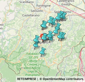 Mappa , 41026 Pavullo Nel Frignano MO, Italia (10.26944)