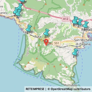 Mappa Via Privata dei Giuntini, 16038 Santa Margherita Ligure GE, Italia (3.4025)